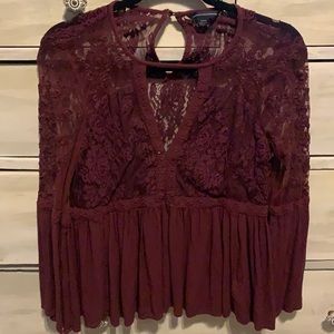 Maroon Top
